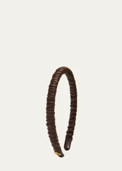 Lele SadoughiJessie Faux Leather Headband