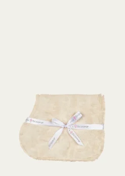 Little ScoopsKid's Solid Plush Burp Cloth