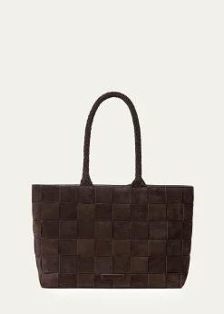 Loeffler RandallKlara Woven Suede Tote Bag