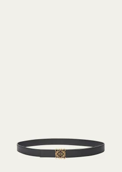 LoeweAnagram Reversible Grained Leather Belt