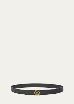 LoeweAnagram Reversible Grained Leather Belt