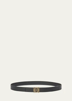 LoeweAnagram Reversible Grained Leather Belt