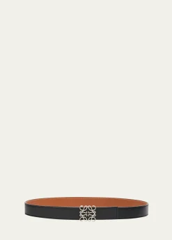 LoeweAnagram Reversible Leather Belt
