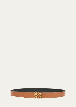 LoeweAnagram Reversible Leather Belt