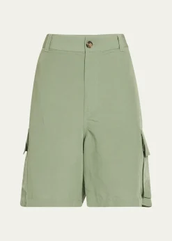 LoeweMen's High-Rise Cargo Shorts