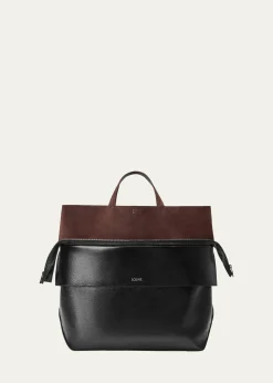 LoeweMen's Switch Large Leather Tote Bag