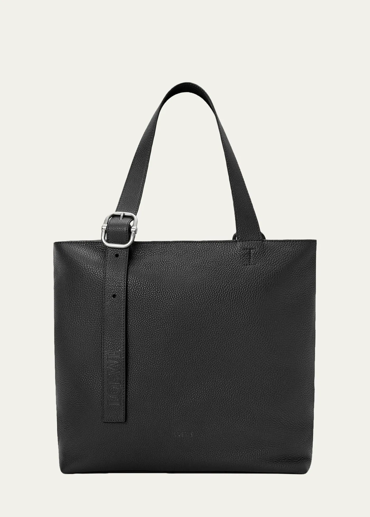 LoeweMen's Loop Zipped Leather Tote Bag