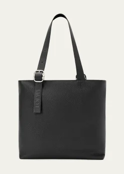 LoeweMen's Loop Zipped Leather Tote Bag