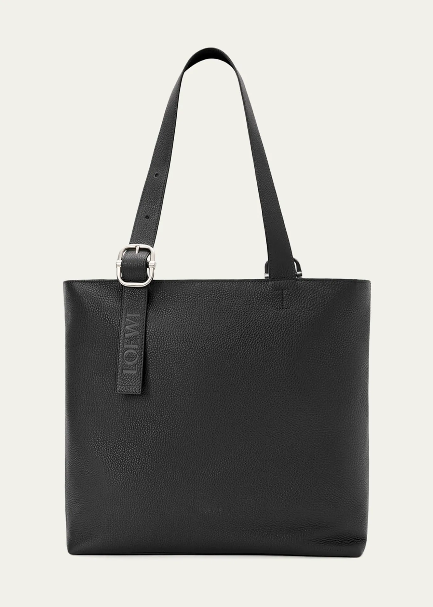 LoeweMen's Loop Zipped Leather Tote Bag