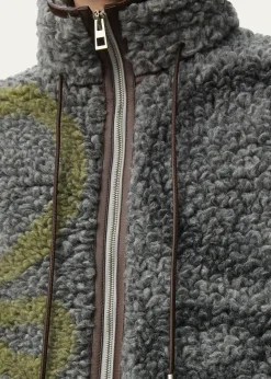 LoeweMen's Monogram Fleece Full-Zip Vest