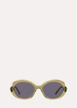 LoeweMini Oval Slim Sunglasses