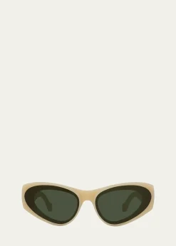 Loewex Paula's Ibiza Cat-Eye Acetate Sunglasses