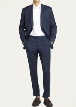 Loro PianaMen's Modern-Fit Wool Herringbone Suit