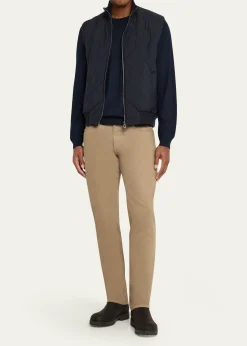 Loro PianaMen's Quarona Slim Five-Pocket Trousers