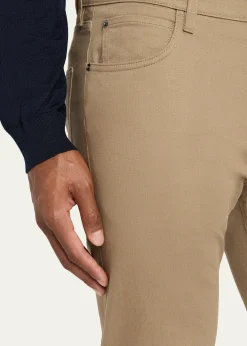 Loro PianaMen's Quarona Slim Five-Pocket Trousers