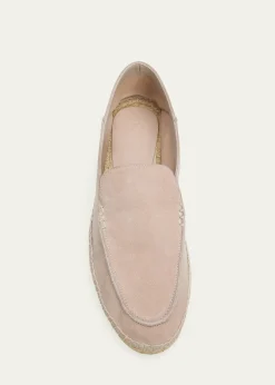 Loro PianaMen's Seaside Walk Suede Espadrilles