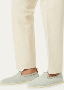 Loro PianaMen's Venice Walk Suede Loafers