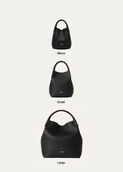 Loro PianaBale Micro Grain Leather Crossbody Bag