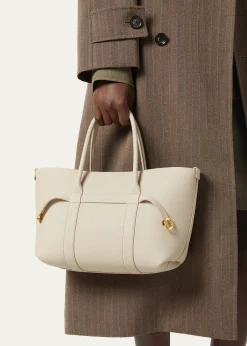 Loro PianaGhiera Small Leather Shopper Tote Bag
