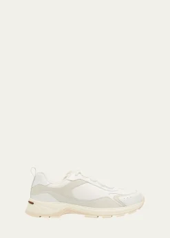 Loro PianaMen's Cairn Walk Mesh Runner Sneakers