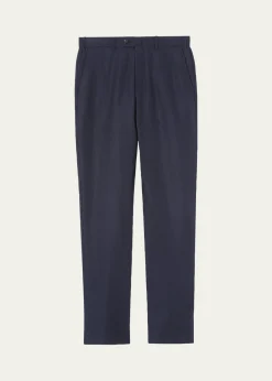 Loro PianaMen's Carlo Antigua Flax Trousers