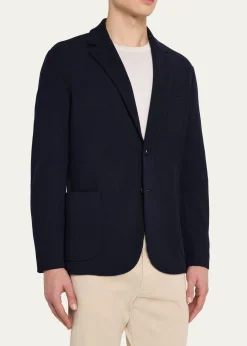 Loro PianaMen's Chevron Wool Sport Coat