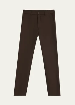 Loro PianaMen's Harper Flat-Front Trousers
