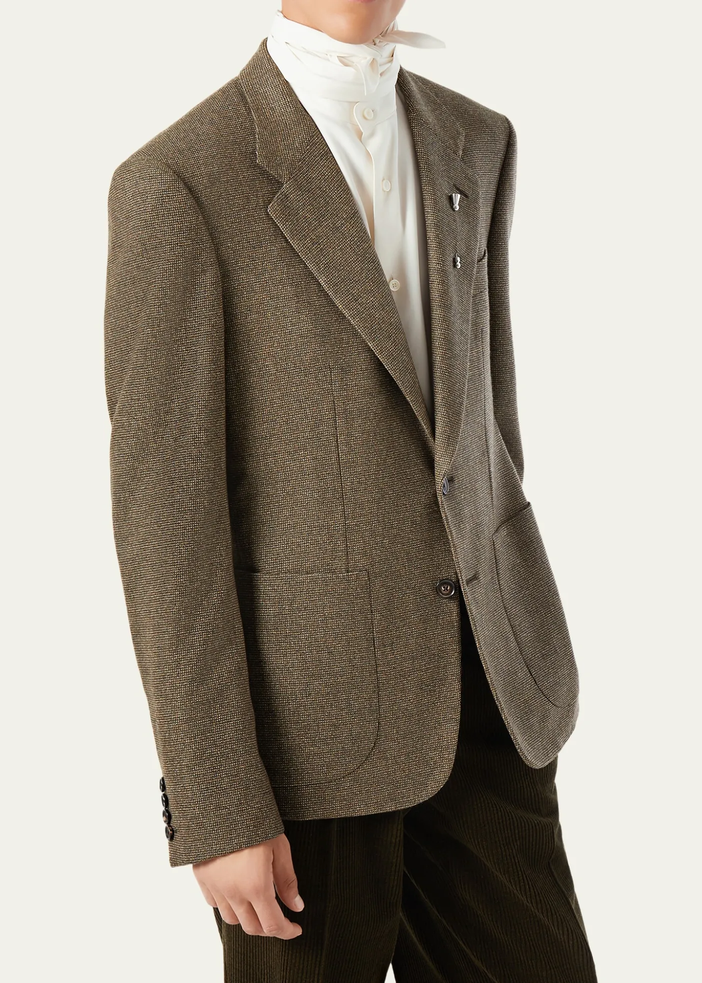 Loro PianaMen's Hedland Notch Lapel Single-Breasted Blazer