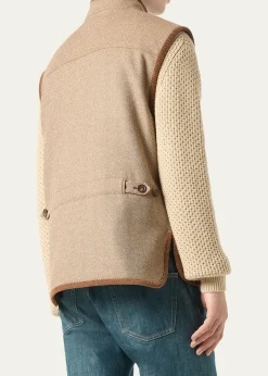 Loro PianaMen's Kelvin Cashmere, Virgin Wool and Silk Vest
