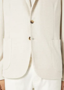 Loro PianaMen's Linen and Wool Pique Single-Breasted Sport Coat