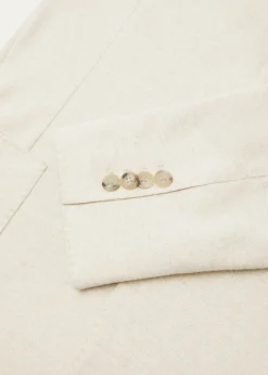 Loro PianaMen's Linen and Wool Pique Single-Breasted Sport Coat