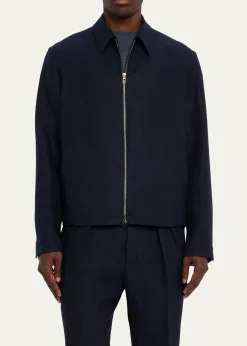 Loro PianaMen's Maurin Full-Zip Blouson