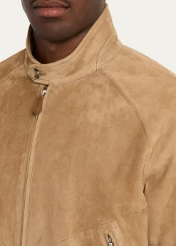Loro PianaMen's Novak Suede Bomber Jacket