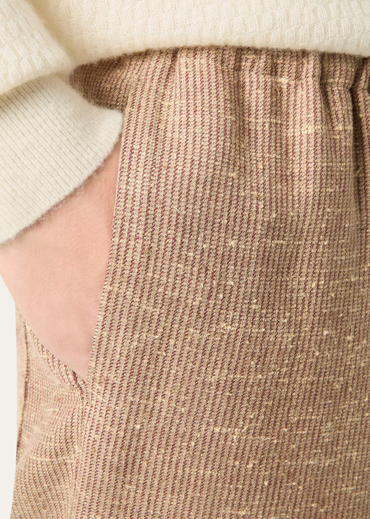 Loro PianaMen's Orlando Linen and Silk Stretch Trousers