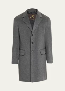 Loro PianaMen's Paolo Baby Cashmere Overcoat