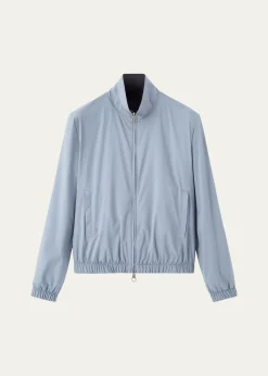 Loro PianaMen's Reversible Bomber Jacket