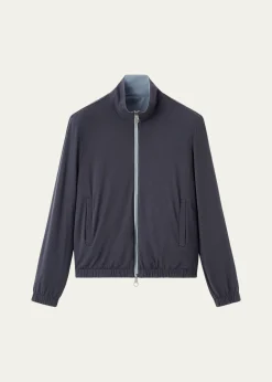 Loro PianaMen's Reversible Bomber Jacket