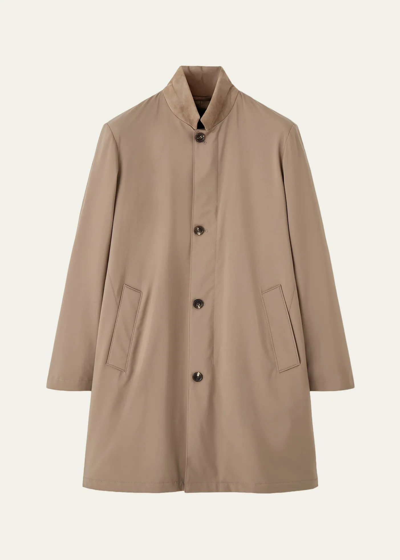 Loro PianaMen's Sebring Single-Breasted Overcoat