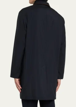 Loro PianaMen's Sebring Wind-Resistant Overcoat