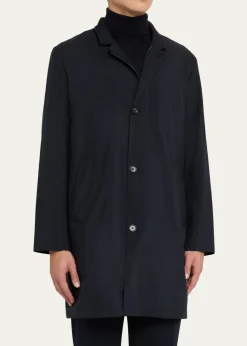 Loro PianaMen's Sebring Wind-Resistant Overcoat