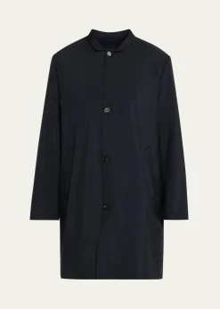 Loro PianaMen's Sebring Wind-Resistant Overcoat