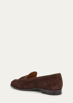 Loro PianaMen's Serge Suede Tassel Loafers