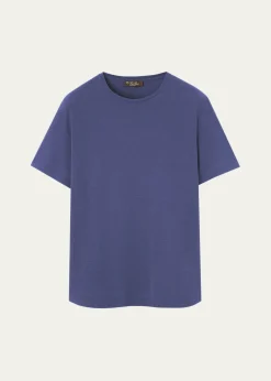Loro PianaMen's Silk Cotton Jersey T-Shirt
