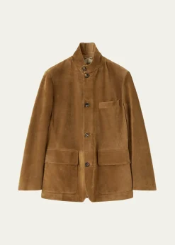Loro PianaMen's Suede Roadster Jacket