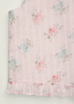 LoveShackFancyGirl's Nue Sleeveless Floral Cotton Top, Size 0M-24M