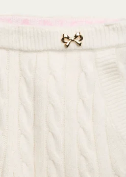 LoveShackFancyGirl's Shalley Cable-Knit Pants, Size 2-6
