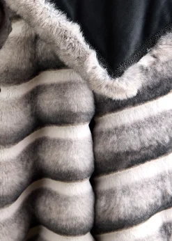 Lyla GrantFaux Chinchilla Throw, 60