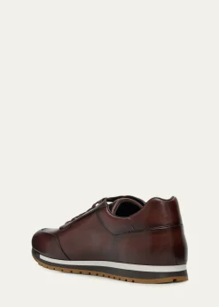 MagnanniMen's Ibiza II Leather Low-Top Sneakers