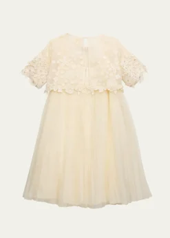 Maison AvaAnne Embellished Floral Dress, Size 12-14