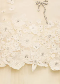 Maison AvaAnne Embellished Floral Dress, Size 12-14